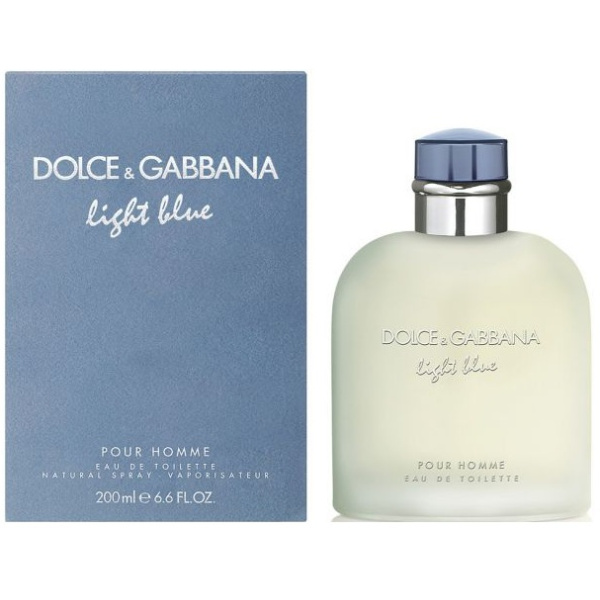DOLCE & GABBANA LIGHT BLUE 200 ML E TOIL SPRAY CABALLERO