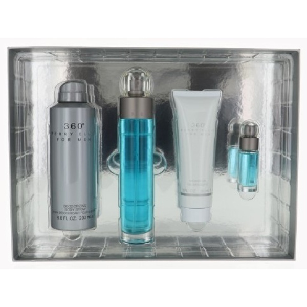 SET PERRY ELLIS 360° 4 PZAS CABALLERO
