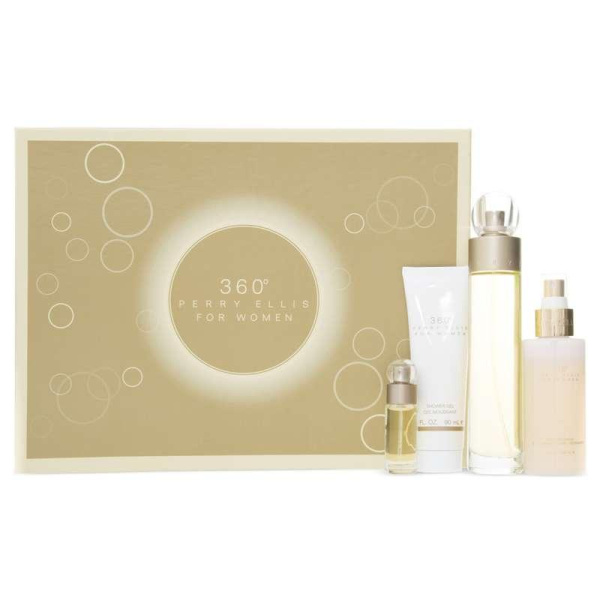 SET PERRY ELLIS 360° 4 PZAS DAMA