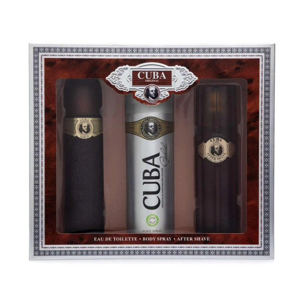 SET CUBA GOLD 3 PZAS CABALLERO