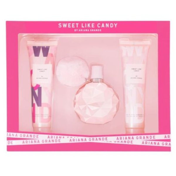 SET ARIANA GRANDE SWEET LIKE CANDY 3 PZAS DAMA