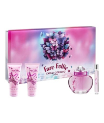 SET CARLO CORINTO FARE FOLLIE SET 4 PZAS DAMA