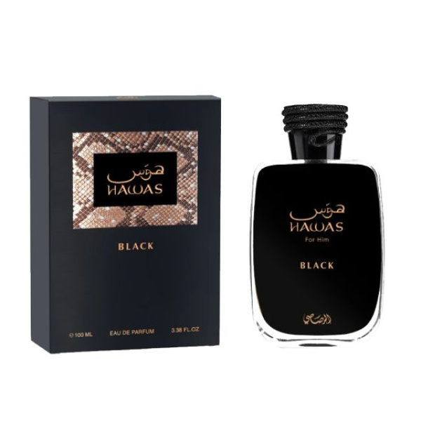 HAWAS BLACK 100 ML E PERF SPRAY UNISEX