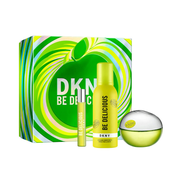 SET DKNY BE DELICIOUS 3 PZAS DAMA