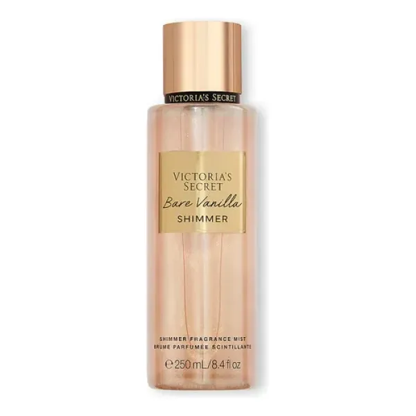 VICTORIA'S SECRET BARE VANILLA SHIMMER 250 ML BODY MIST DAMA