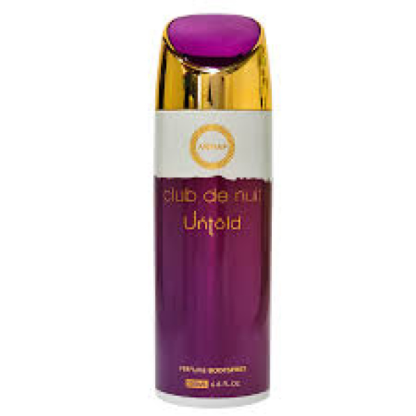 ARMAF CLUB DE NUIT UNTOLD 200 ML BODY SPRAY DAMA