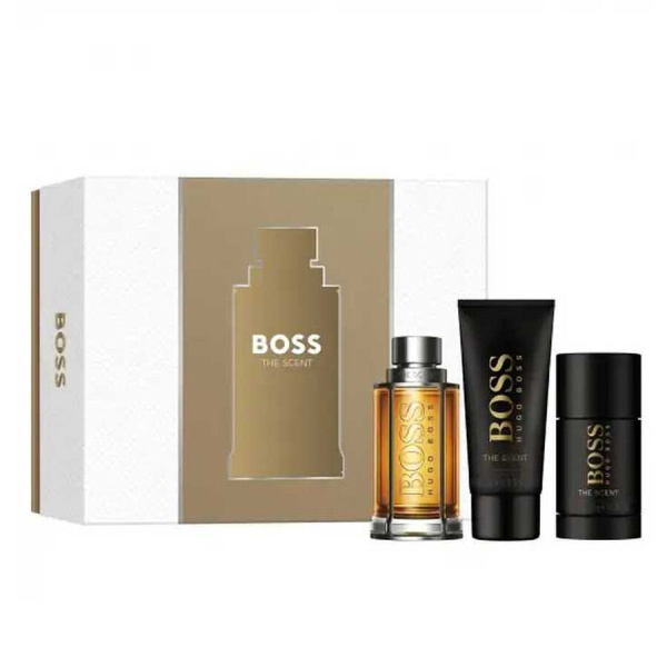 SET HUGO BOSS THE SCENT 3 PZAS CABALLERO