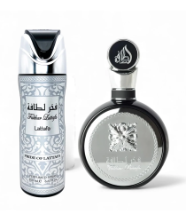 SET LATTAFA FAKHAR SILVER 2 PZAS CABALLERO