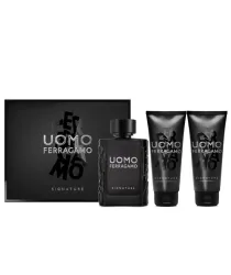 SET SALVATORE FERRAGAMO UOMO SIGNATURE 3 PZAS CABALLERO