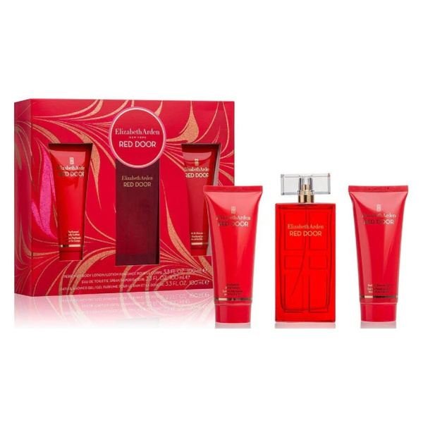 SET ELIZABETH RED DOOR SET 3 PZAS PERF DAMA