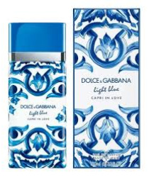 DOLCE &amp; GABBANA LIGHT BLUE CAPRI IN LOVE 100 ML E PERF SPRAY DAMA