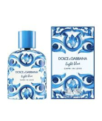 DOLCE & GABBANA LIGHT BLUE CAPRI IN LOVE 100 ML E PERF SPRAY CABALLERO